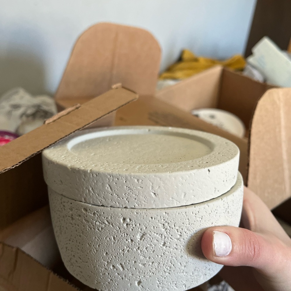 Textured Cream Ceramic Bowl